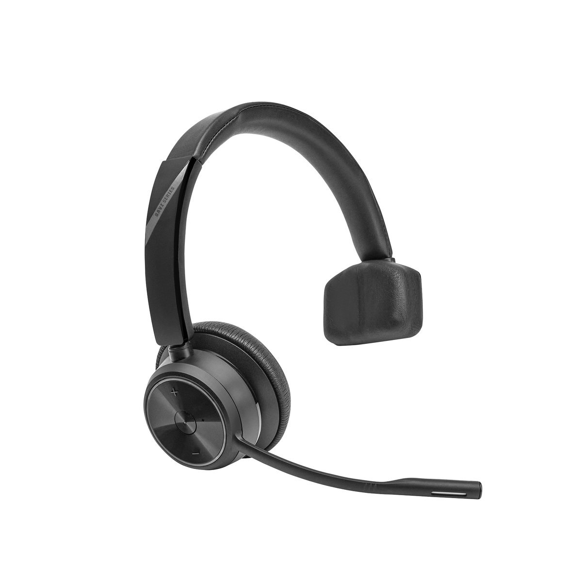 HP Poly Savi 7310 UC Monaural DECT 1880-1900 MHz Headset Auricolare Wireless A Padiglione Ufficio Base di ricarica Nero