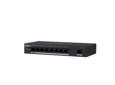 Dahua PFS3009-8ET1GT-96-V2 Switch desktopowy bez zarz¹dzania 9-portowy z 8-portami PoE