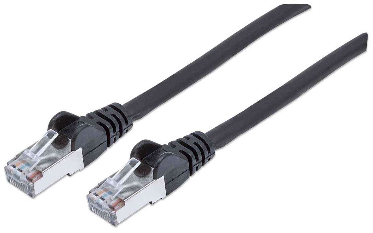 Intellinet 740937 cavo di rete Nero 5 m Cat7 S/FTP (S-STP)