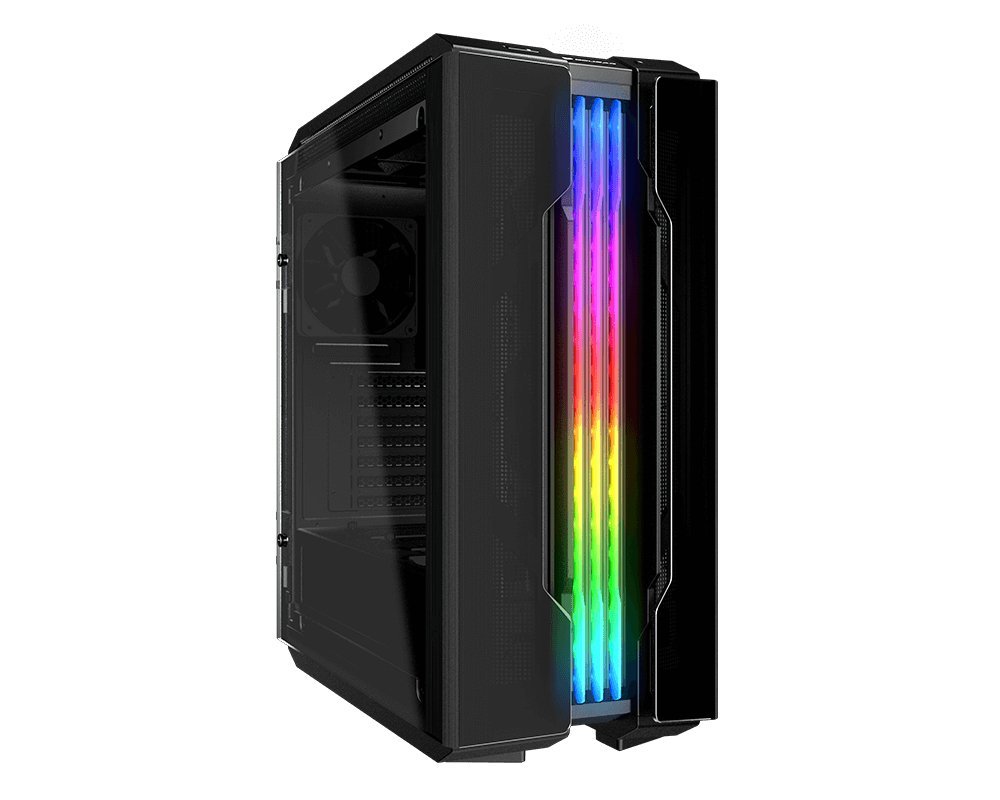 Cougar Gemini T PRO, D-RGB - Nero con Finestra