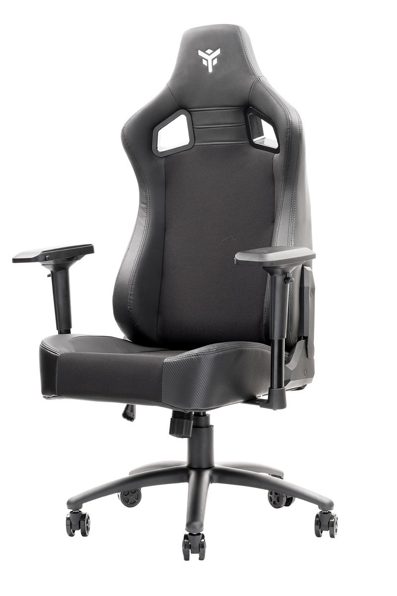 iTek Gaming Chair SCOUT PM30 - PVC, Doppio Cuscino - Nero/Bianco