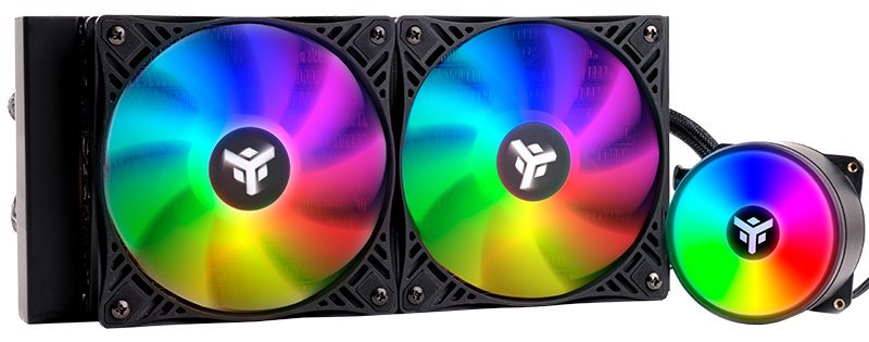 VENTOLA DISSIPATORE A LIQUIDO EVOLIQ 240 RAINBOW - 240MM (ITLCEVOR240)