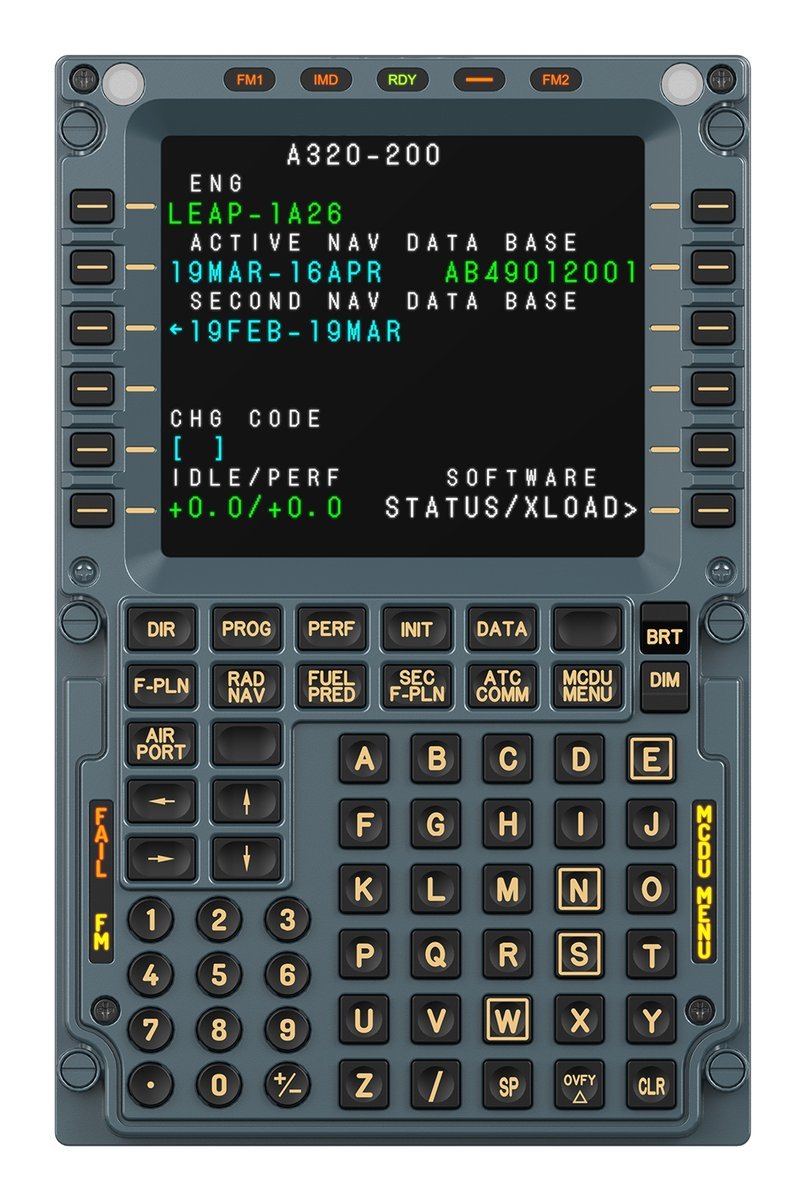 MOZA MA3F Flight Computer Display - Pannello MCDU …