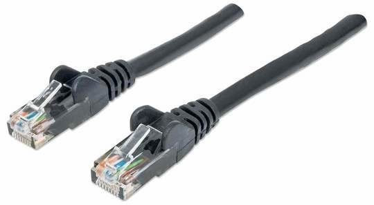 Intellinet 2m Cat6 cavo di rete Nero U/UTP (UTP)