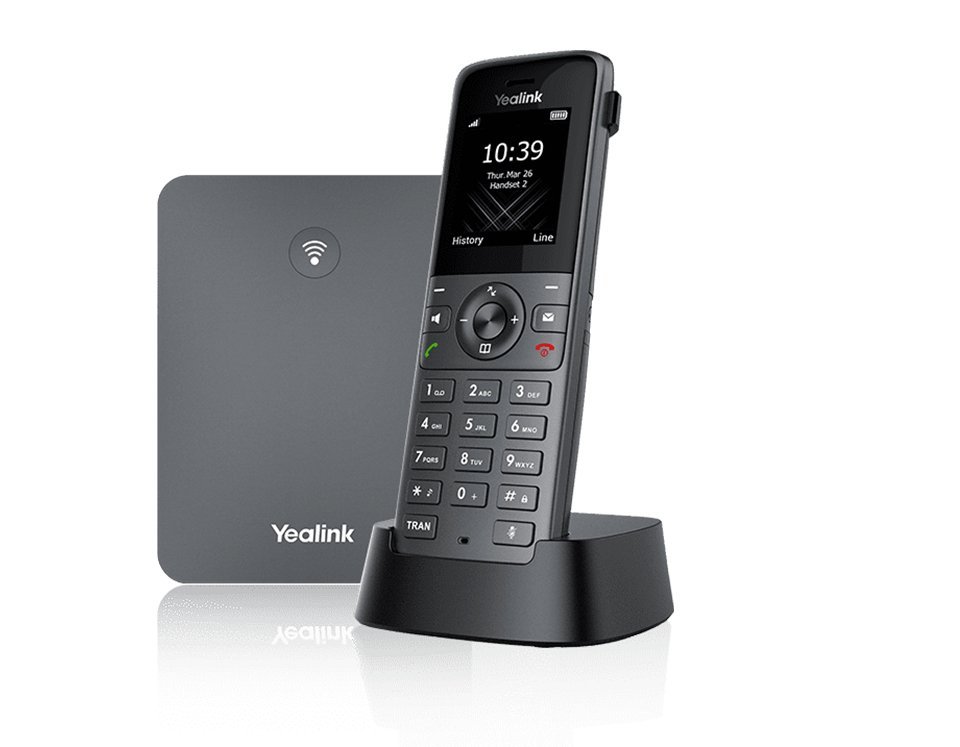 Yealink W73P Telefono IP Mobile Wireless Grigio Display da 1,8 Pollici 100 Voce Rubrica