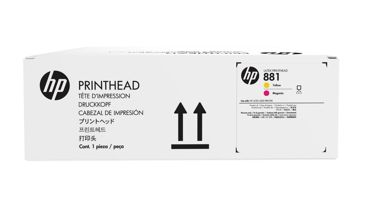 estine di stampa HP 881 Latex giallo + …