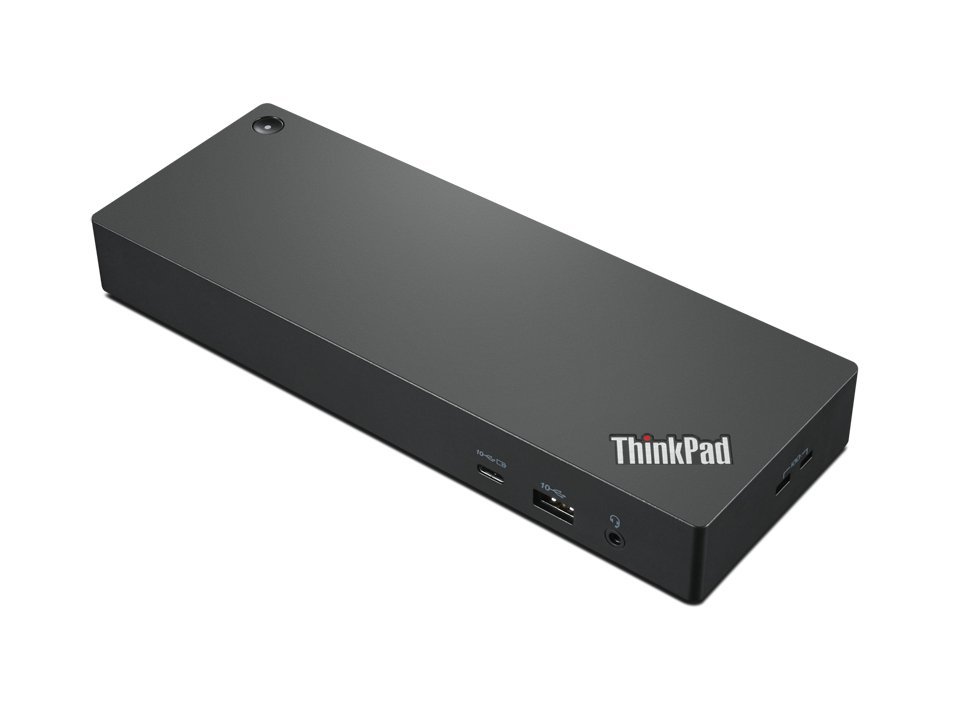 Lenovo ThinkPad Thunderbolt 4 WorkStation Cablato Nero, Rosso