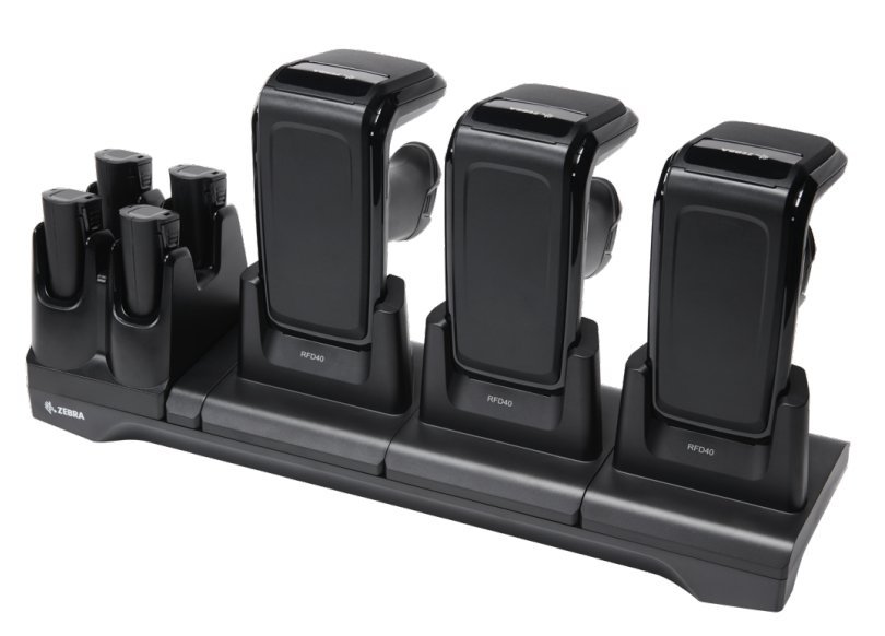 Zebra CRD3S4T-RFD49-UNIV-COM-1R Caricabatterie per dispositivi mobili Lettore RFID …
