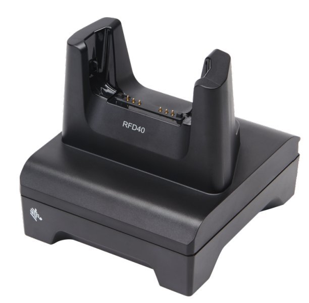 Zebra CRD1S0T-RFD49-UNIV-CHG-1R Caricabatterie per dispositivi mobili Lettore RFID Nero AC Interno