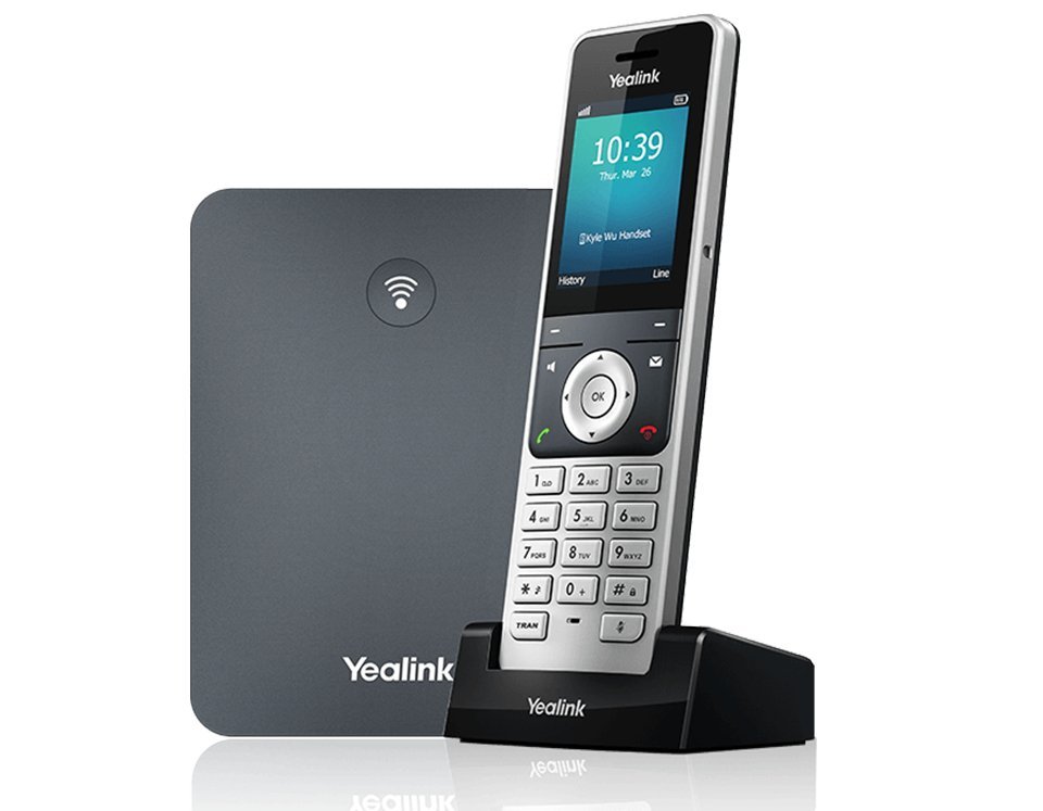 Yealink W76P Telefono IP Mobile Wireless 20 Linee Grigio 1000 Voci Display da 24 Pollici