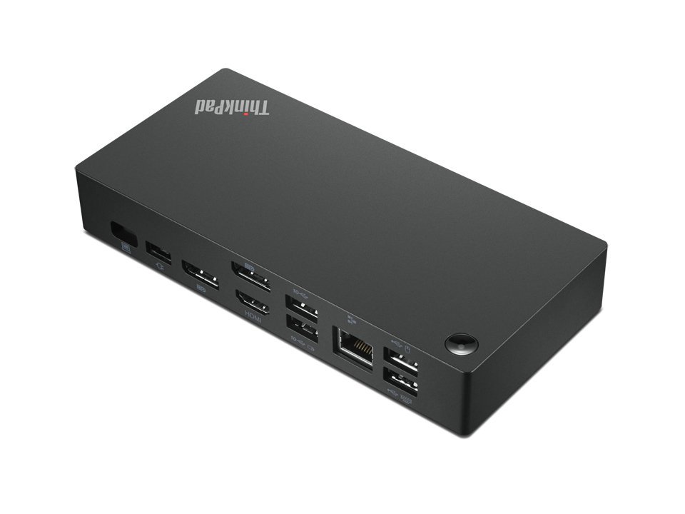 Lenovo 40AY0090UK replicatore di porte e docking station per laptop Cablato USB 3.2 Gen 1 (3.1 Gen 1) Type-C Nero
