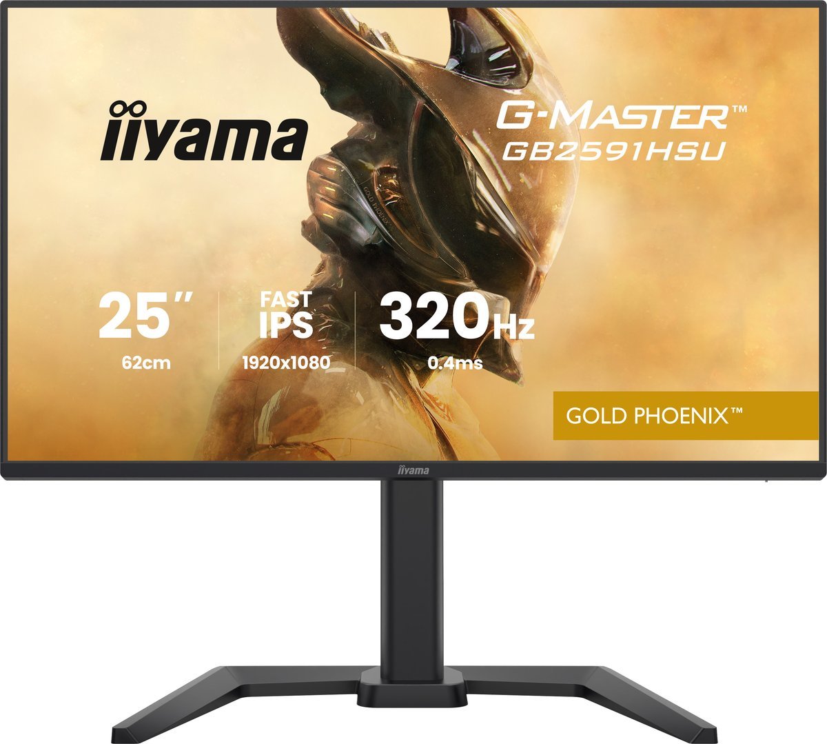 iiyama GB2591HSU-B1 Monitor da gioco G-Master 25" Fast IPS FHD 320Hz 0,4ms DP 2xHDMI 2.1 USB HUB