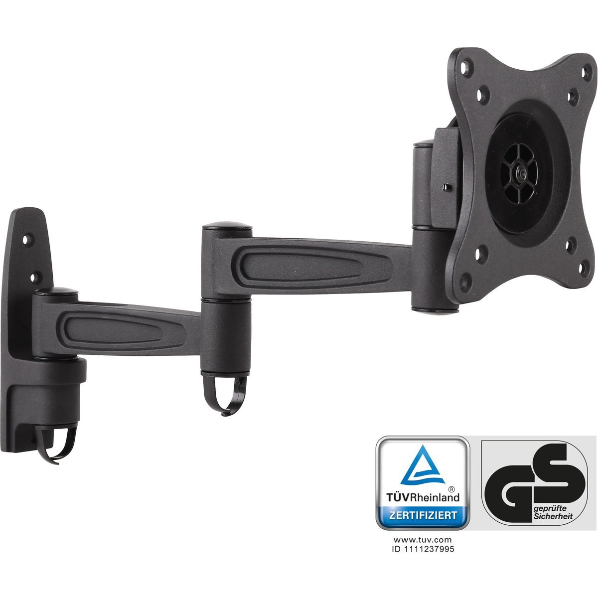InLine Supporto da parete per Monitor LCD max 27 pollici / 15 Kg - Braccio Doppio