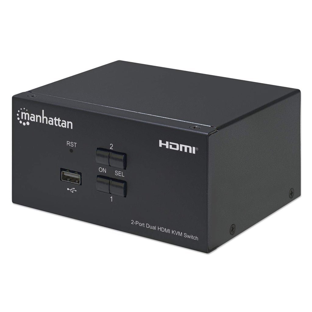 Manhattan 153522 Switch KVM 2/1 USB HDMI 4K
