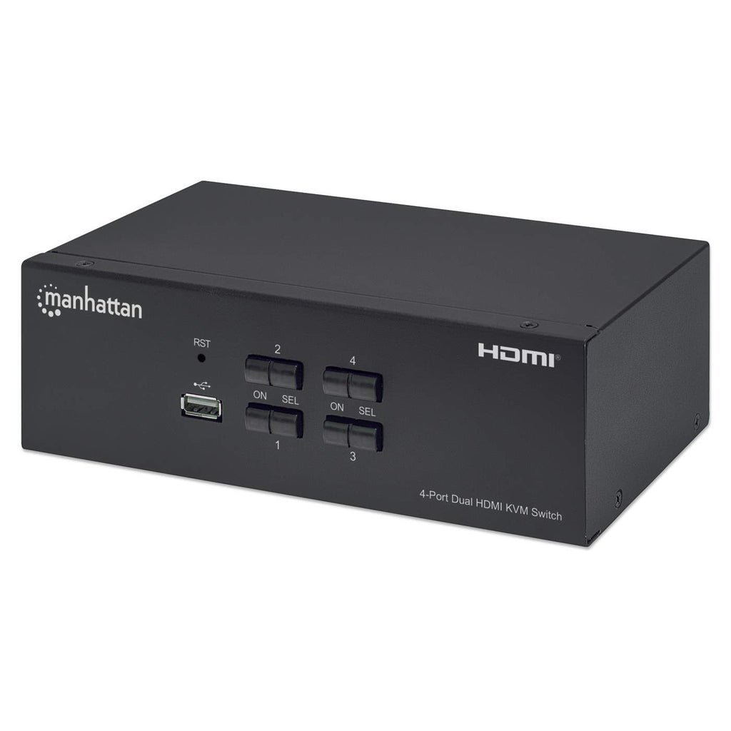 Manhattan 153539 Switch KVM 4/1 USB HDMI 4K