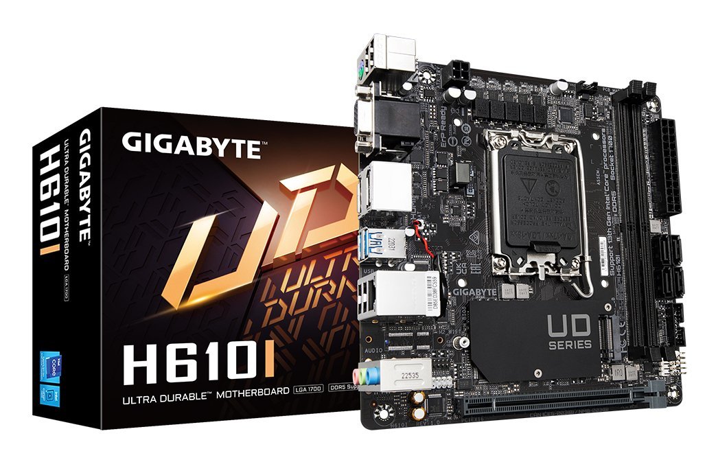 GIGABYTE H610I scheda madre Intel H610 Express LGA 1700 mini ITX