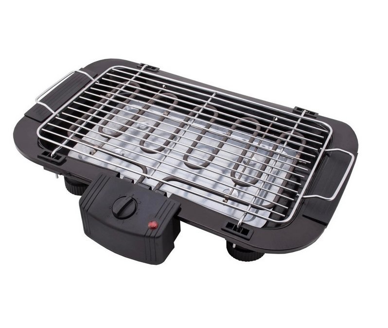 BISTECCHIERA BARBECUE BBQ ELETTRICO GR800 - GRIGLIE IN ACCIAIO 1800 WATT