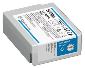 EPSON SJIC42P-C CARTUCCIA INCHIOSTRO CIANO ORIGINALE 50 ML PER ColorWorks CW-C4000E (BK), CW-C4000E (MK)