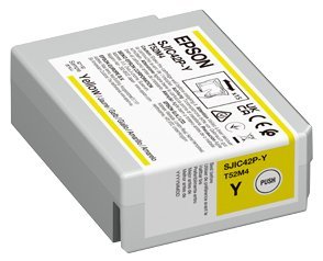 EPSON SJIC42P-Y CARTUCCIA INCHIOSTRO GIALLO ORIGINALE 50 ML PER ColorWorks CW-C4000E (BK), CW-C4000E (MK)
