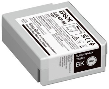 EPSON SJIC42P-BK CARTUCCIA INCHIOSTRO NERO ORIGINALE 50 ML PER ColorWorks CW-C4000E (BK)