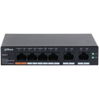 Dahua CS4006-4ET-60 Switch desktopowy zarz¹dzany w chmurze z 6 portami z 4 portami PoE