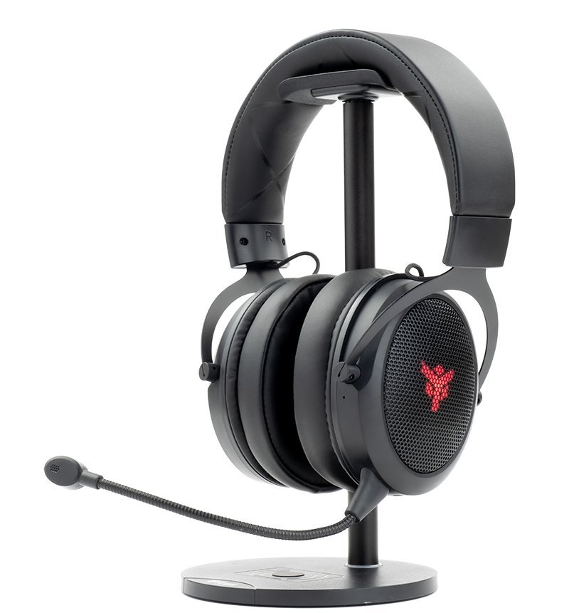 iTek H500WB Gaming Headset, Bluetooth, 7 Colori LED - Nero *stand non incluso*