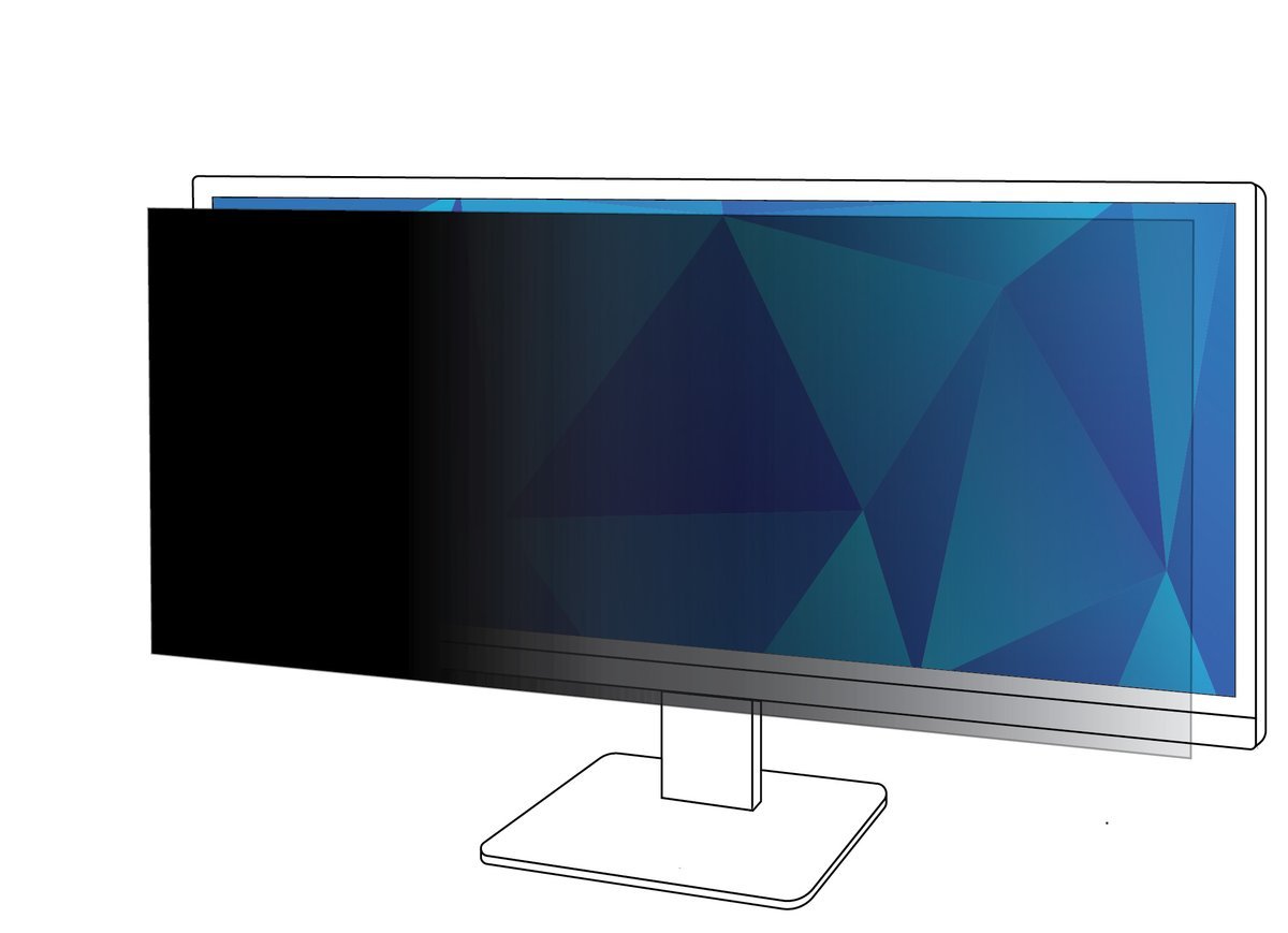 Filtro 3M Privacy for 34" Monitors 21:9 - Filtro privacy schermo - 34" - nero