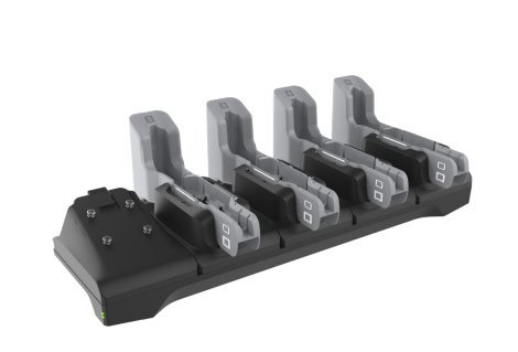 Zebra CRD-ET4X-4S8I1-01 Caricabatterie per dispositivi mobili Tablet Nero, Grigio AC Interno