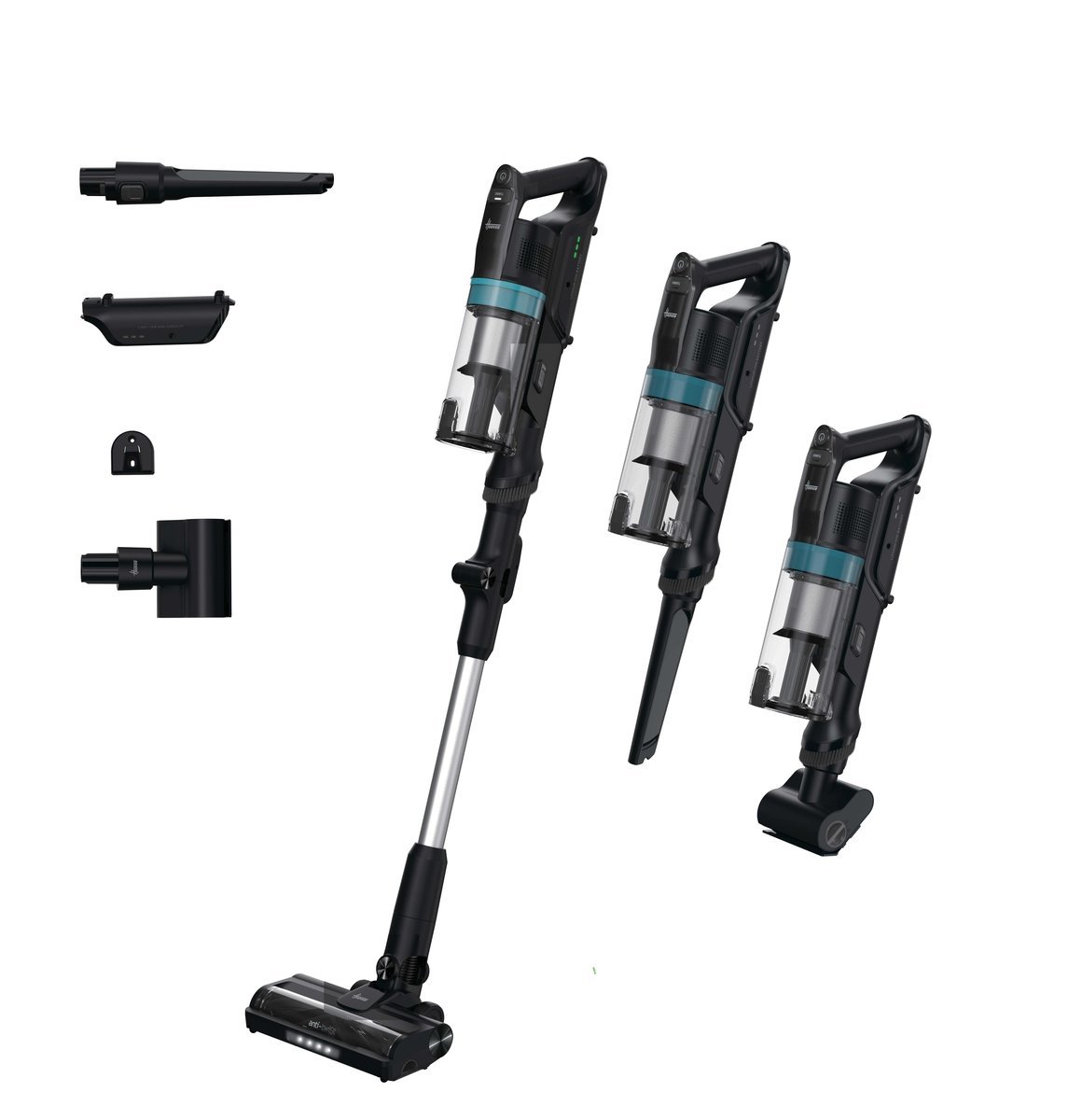 HOOVER HF1PZ10PX 011 SCOPA ELETTRICA SENZA FILO SENZA SACCO SPAZZOLA CON LUCI LED TECNOLOGIA ANTI TWIST TUBO FLESSIBILE CON ACCESSORI