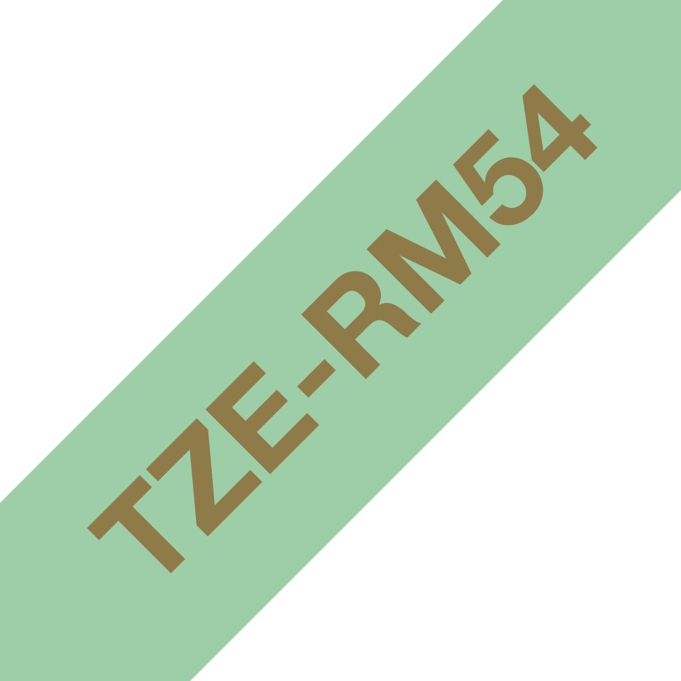 Brother TZe-RM54 - Satinata - oro su verde …