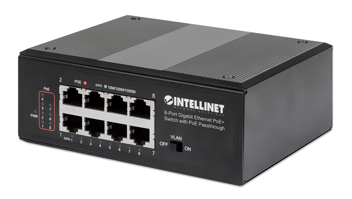Intellinet 561624 switch di rete Gigabit Ethernet (10/100/1000) Supporto Power over Ethernet (PoE) Nero