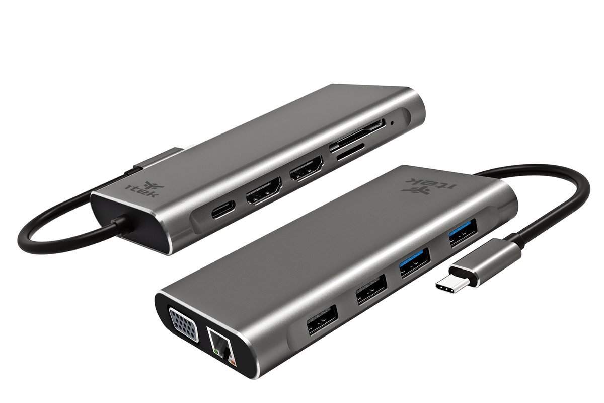 ITEK HUB USB-C 11 in 1- 2HDMI + …