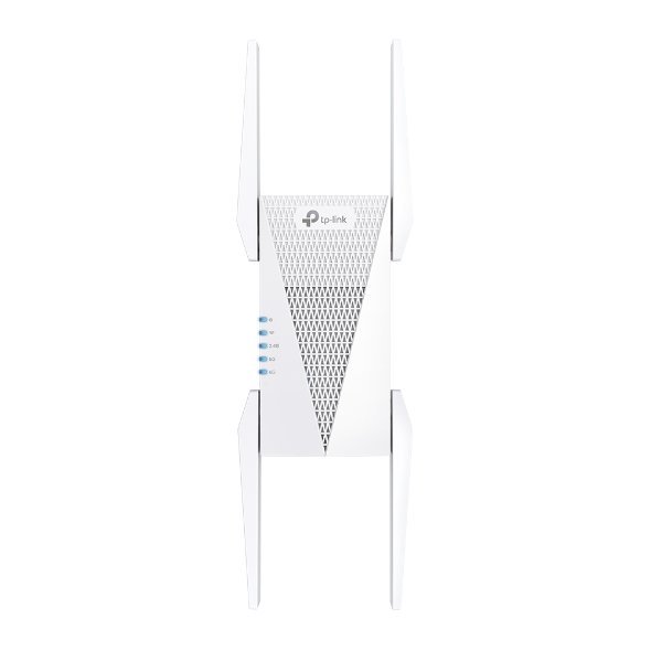 TP-Link RE815XE sistema Wi-Fi Mesh Tri-band (2,4 GHz/5 GHz/6 GHz) Wi-Fi 6 (802.11ax) Bianco 1 Esterno