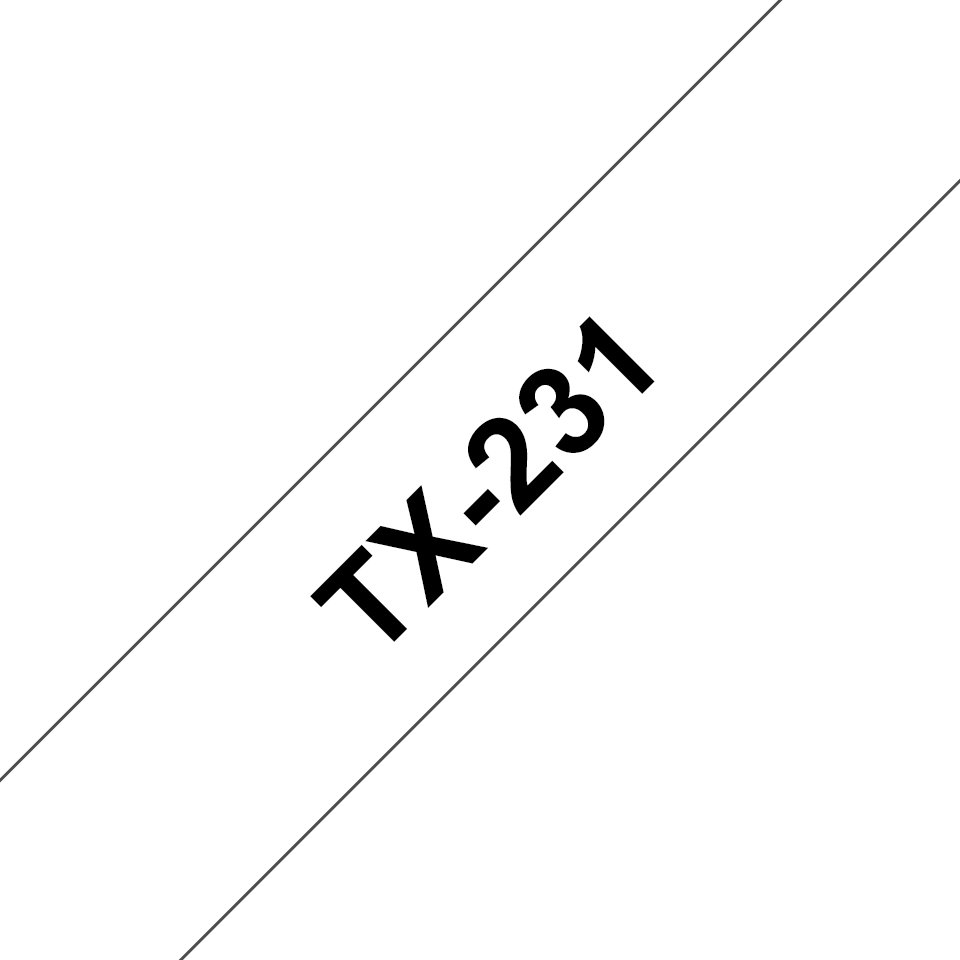 Brother - Nastro - Nero/Bianco - TX231 - …