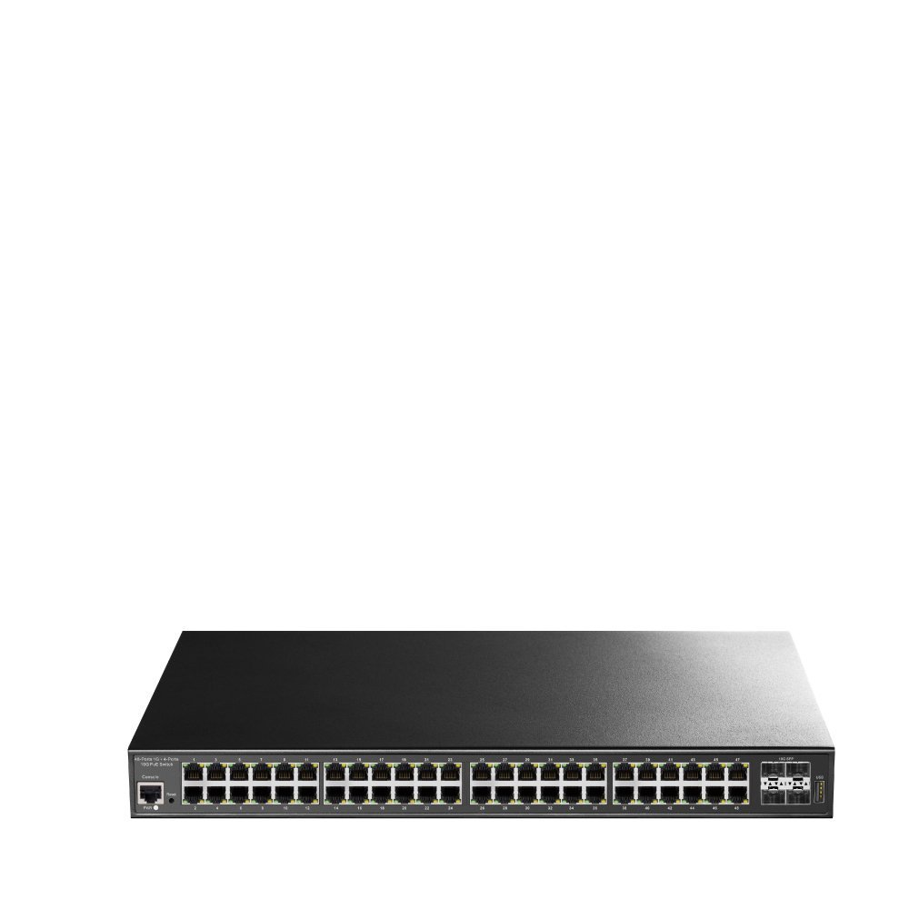 Cudy GS2048PS4 Gestito L2 Gigabit Ethernet (10/100/1000) Supporto Power over Ethernet (PoE) Nero