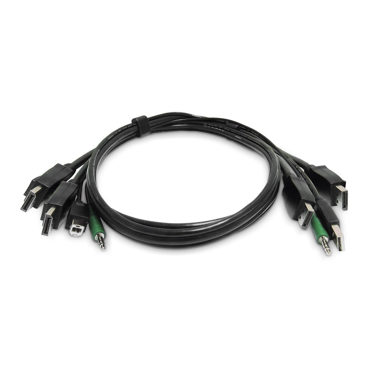STARTECH CAVO KVM 2 DISPLAYPORT, 2X USB