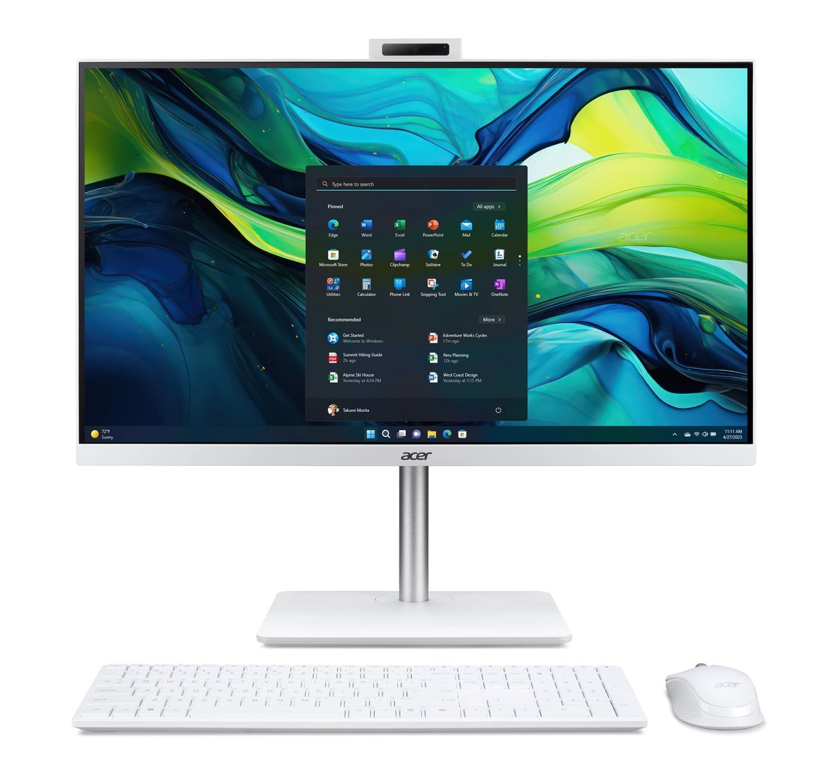 Acer Aspire C27-1E13U7UNH, 68,6 cm (27ʺ), Full HD, …