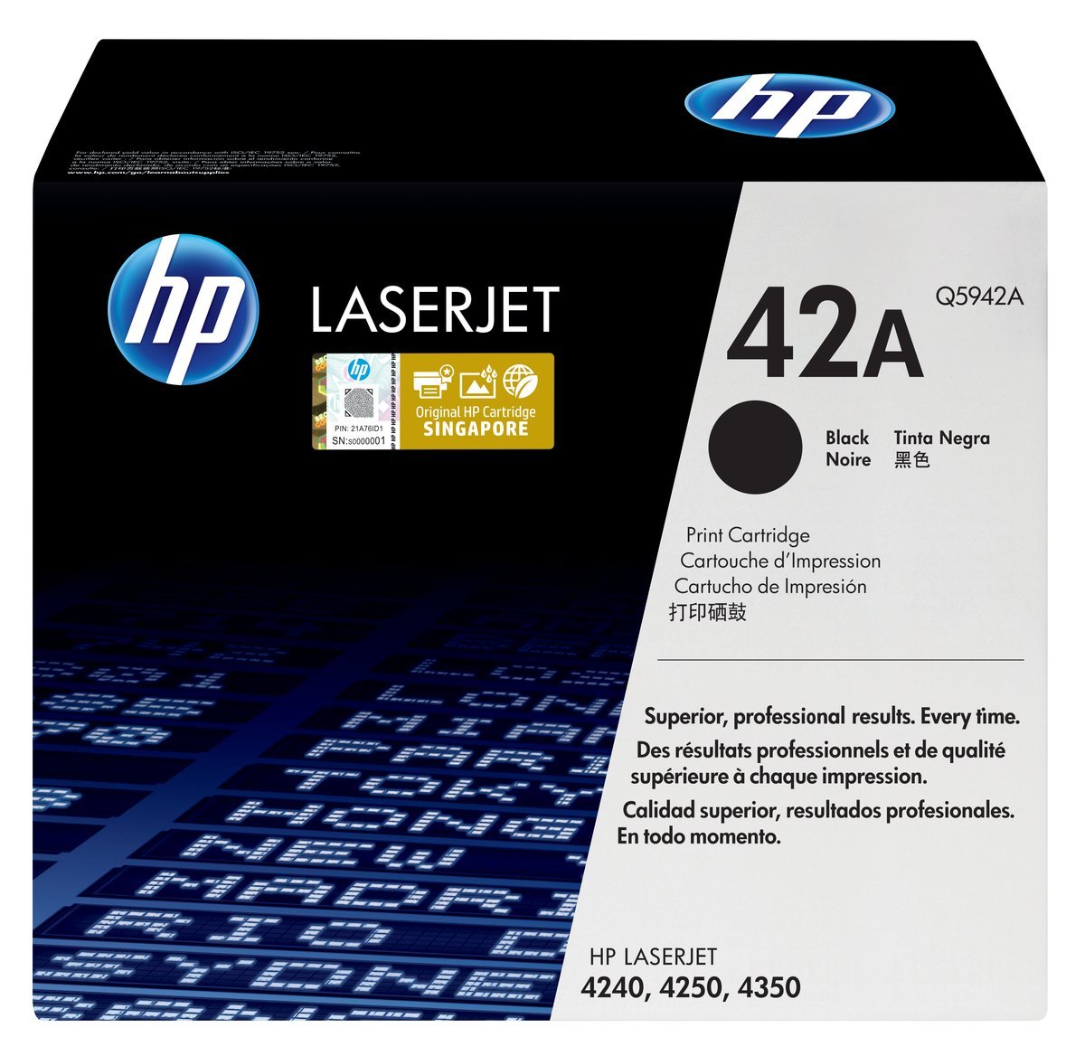 HP Cartuccia Toner originale nero LaserJet 42A