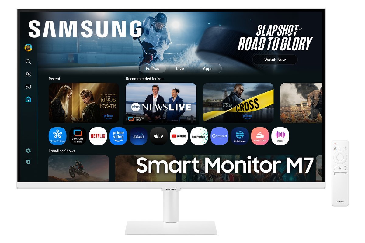 Samsung M7 M70F Monitor PC 81,3 cm (32") 3840 x 2160 Pixel 4K Ultra HD LED Bianco