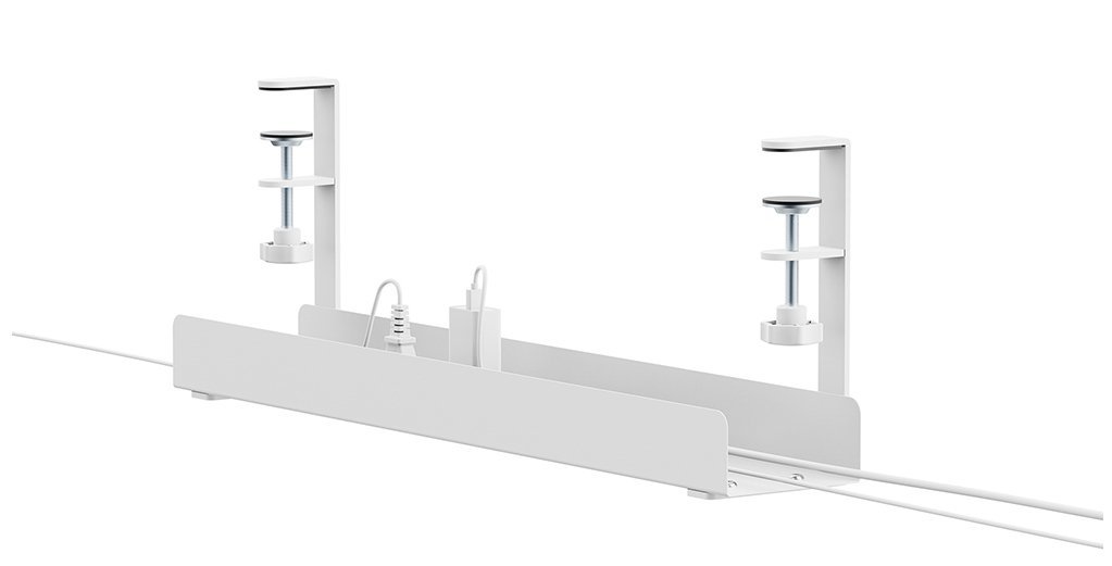 Neomounts ADS07-121WH organizer per cavi Scrivania Pannello passacavi Bianco 1 pz