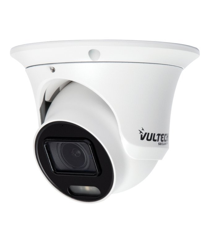 Vultech Security IP Camera ECO 8MP Dome Ottica Varifocale Motorizzata 2,7 -13,5 Mm Varifocale POE - IP67- H265+ Con Microfono E Slot SD