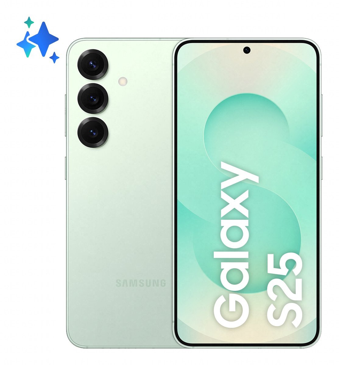 Samsung Galaxy S25 15,8 cm (6.2") Doppia SIM Android 15 5G USB tipo-C 12 GB 256 GB 4000 mAh Colore menta