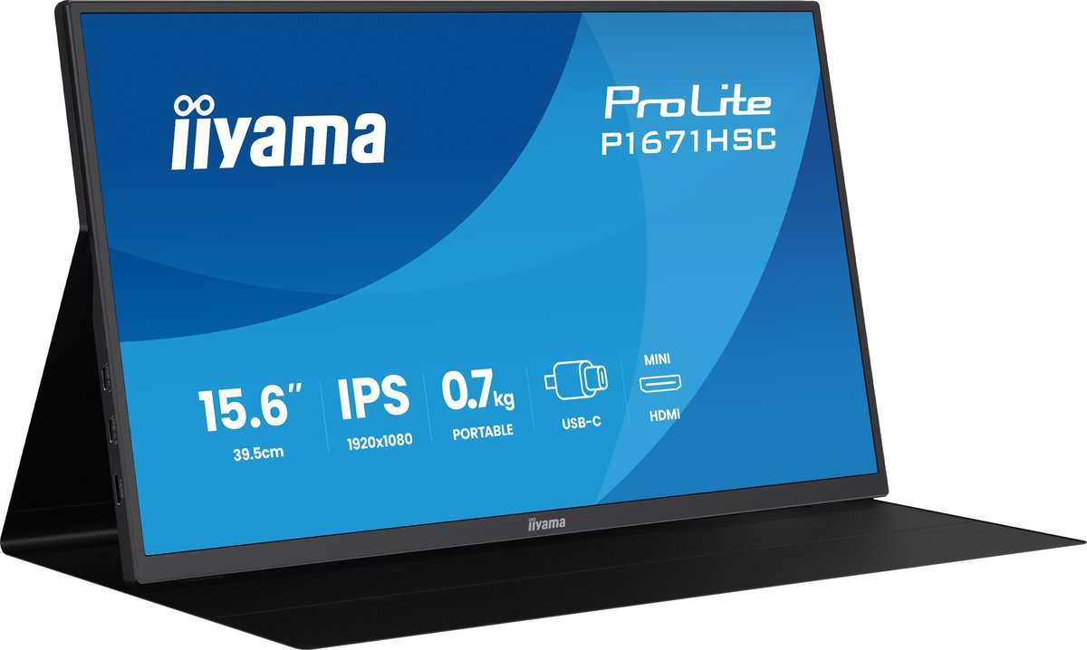 iiyama ProLite P1671HSC-B1, 39,6 cm (15.6ʺ), 1920 x …