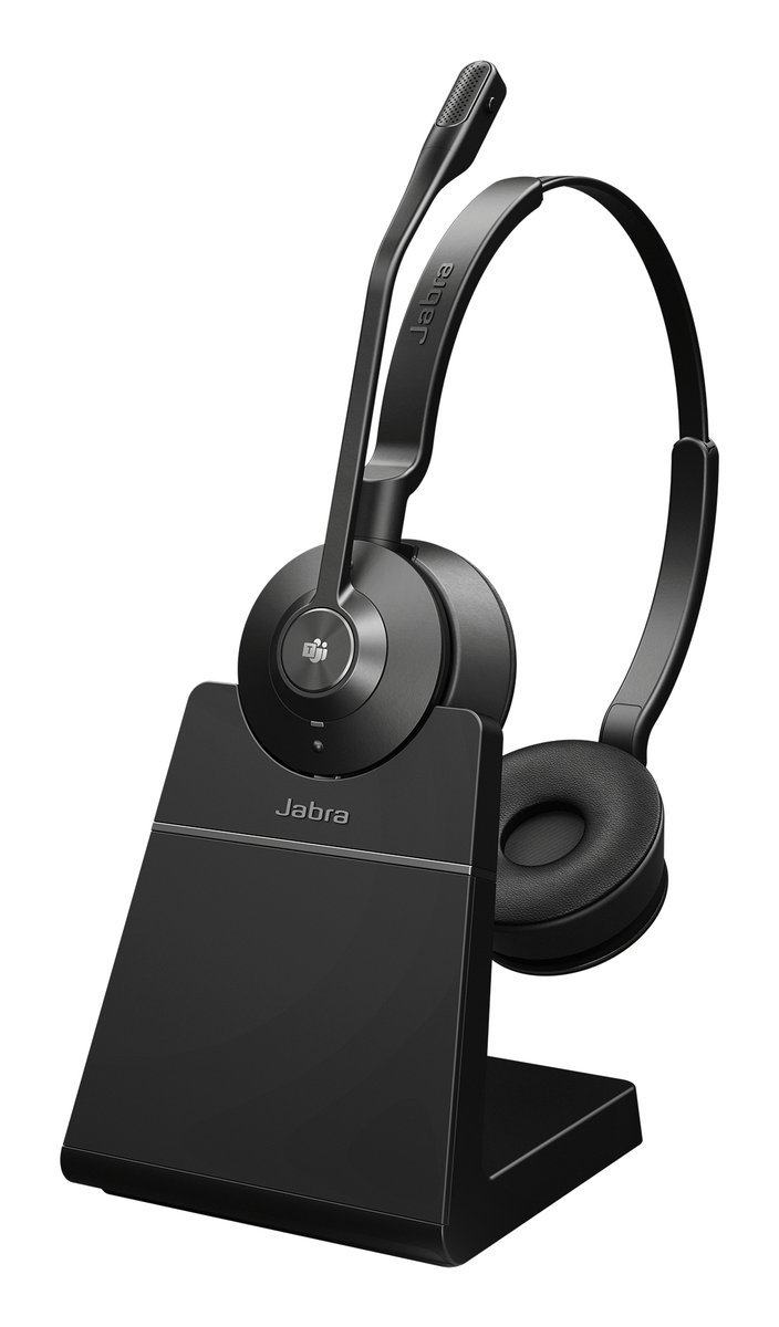 Jabra 9659-455-111-1 Engage 55 SE Cuffie Wireless per Ufficio con Supporto Nero