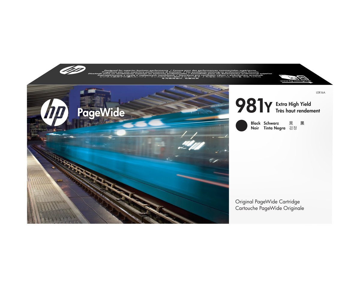 HP Cartuccia nero originale ad altissima capacita PageWide 981Y - Resa extra elevata (super) - Inchiostro a base di pigmento - 343,5 ml - 20000 pagine - 1 pz
