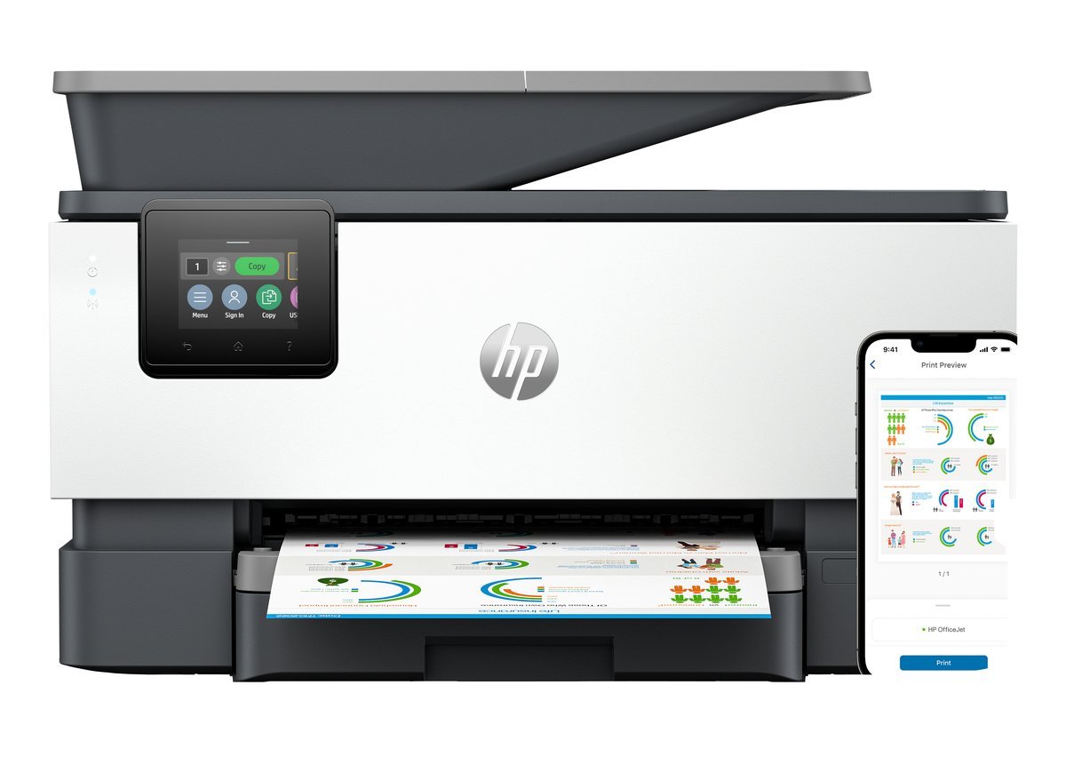 HP OfficeJet Pro 9120b AiO Printer Getto termico d'inchiostro A4 4800 x 1200 DPI 20 ppm Wi-Fi