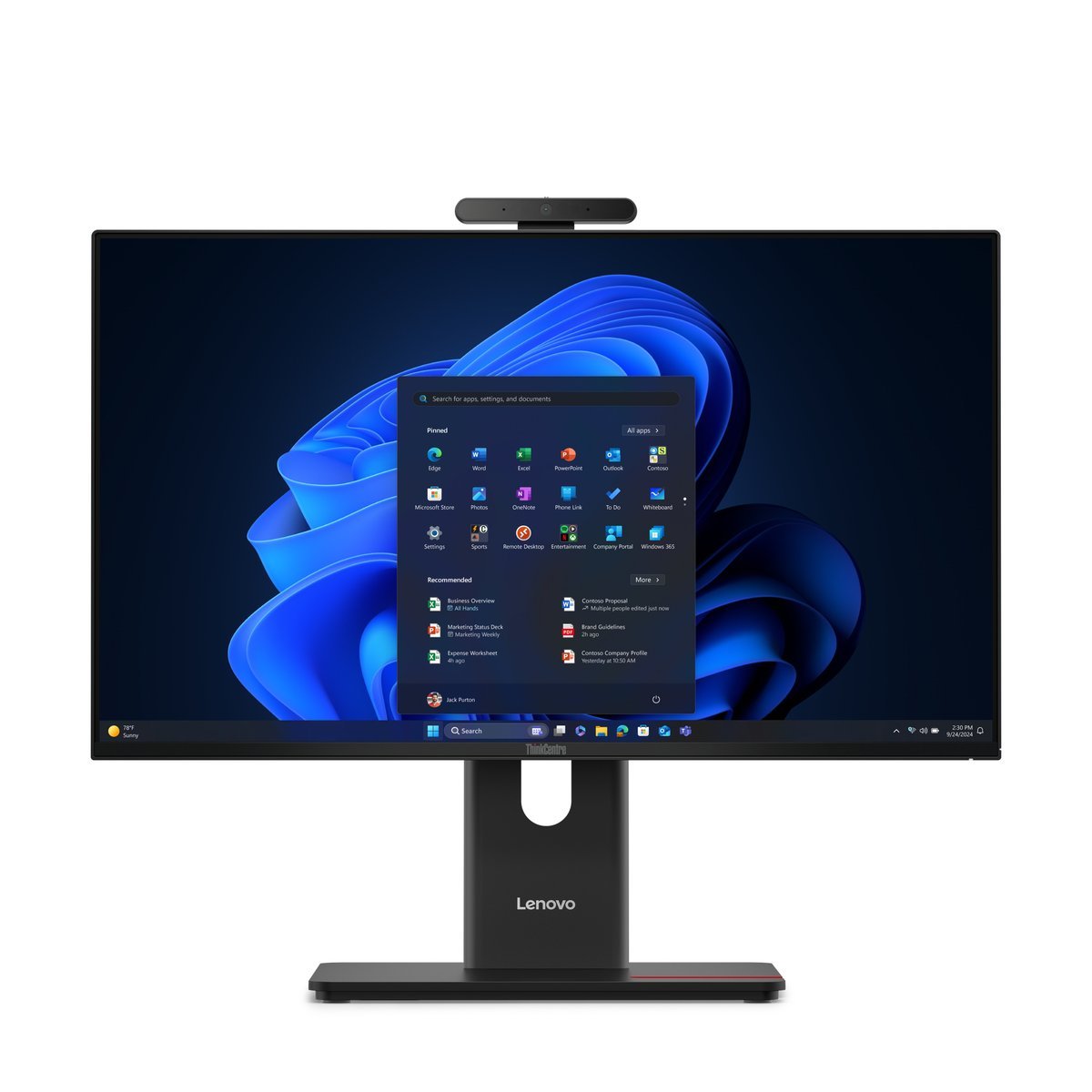 Lenovo ThinkCentre M70a Gen 6 Intel Core Ultra 5 235T 60,5 cm (23.8") 1920 x 1080 Pixel PC All-in-one 16 GB DDR5-SDRAM 512 GB SSD Windows 11 Pro Wi-Fi 6E (802.1
