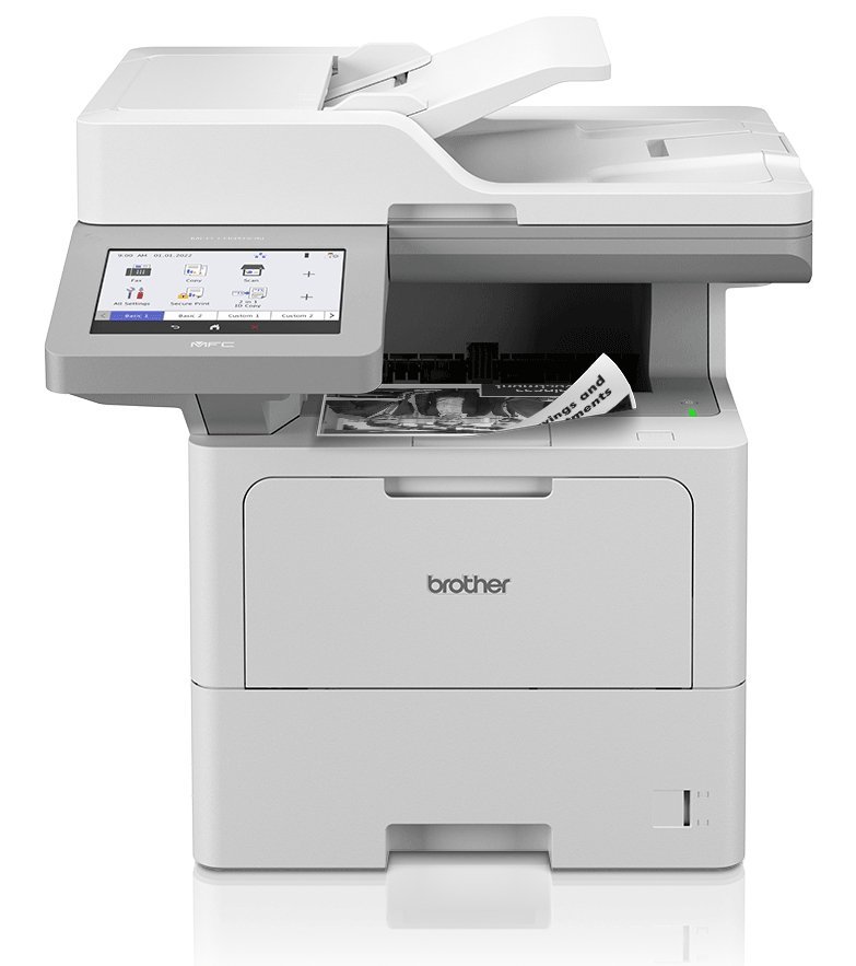 Brother MFC-L6910DN - Stampante multifunzione - B/N - laser - A4/Legal (supporti) - fino a 50 ppm (copia) - fino a 50 ppm (stampa) - 520 fogli - 33.6 Kbps - USB 2.0, Gigabit LAN, Wi-Fi(n), NFC, host USB 2.0