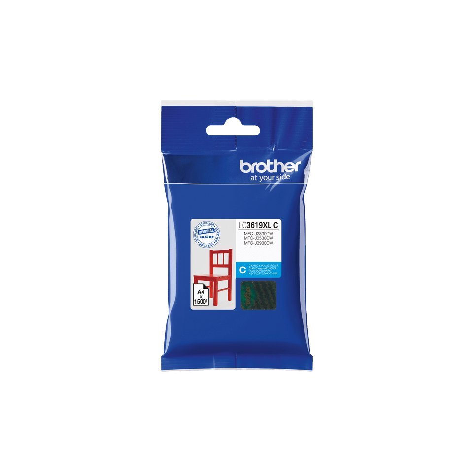 Brother LC-3619XLC cartuccia d'inchiostro 1 pz Originale Resa extra elevata (super) Ciano