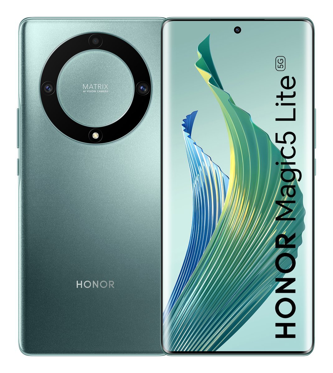Honor Magic5 Lite 16,9 cm (6.67\) Doppia SIM Android 12 5G USB tipo-C 6 GB 128 GB 5100 mAh Verde"